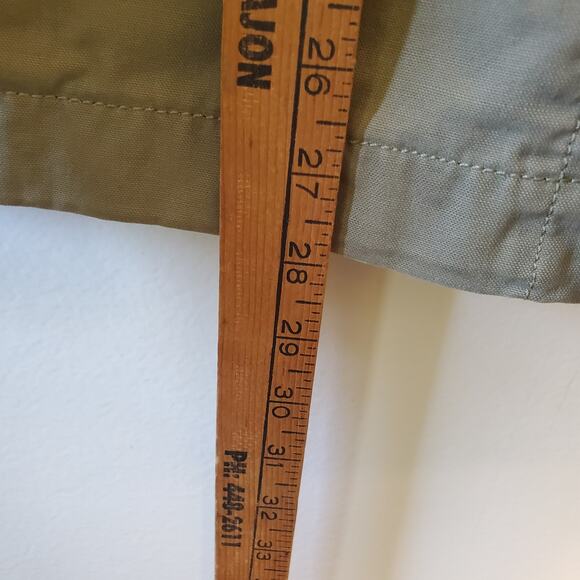 LUCKY BRAND Mens Embroidered Jacket Tiger Military Green Snap Front Pockets - Picture 16 of 16